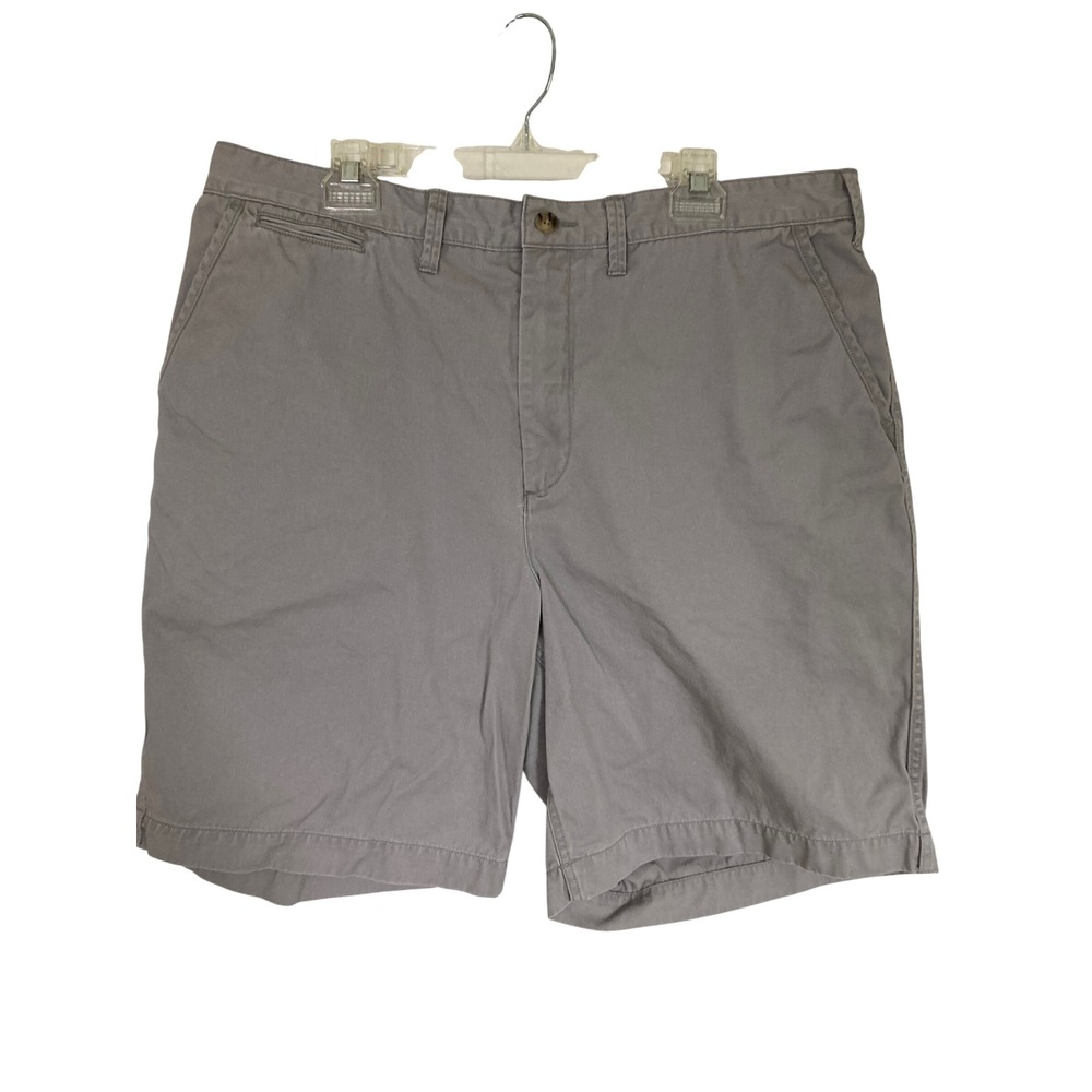 Polo Ralph Lauren Mens Grey Relaxed Fit Chino Shorts Size 40 Cotton Twill